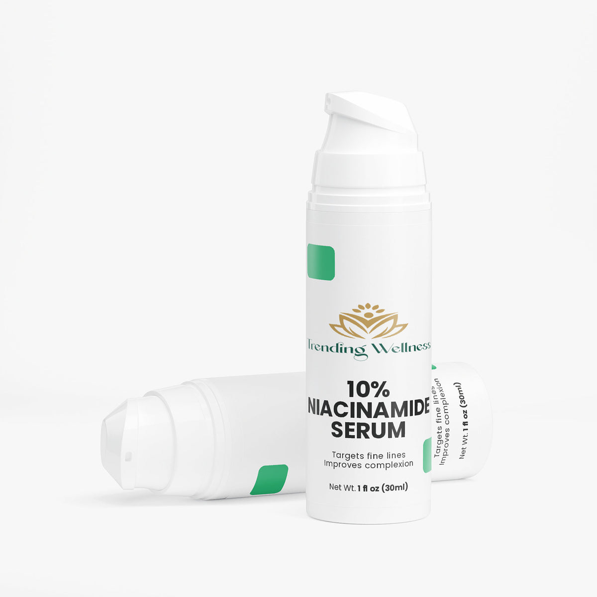 Fending Wellness 10% Niacinamide Serum bottle on a white background