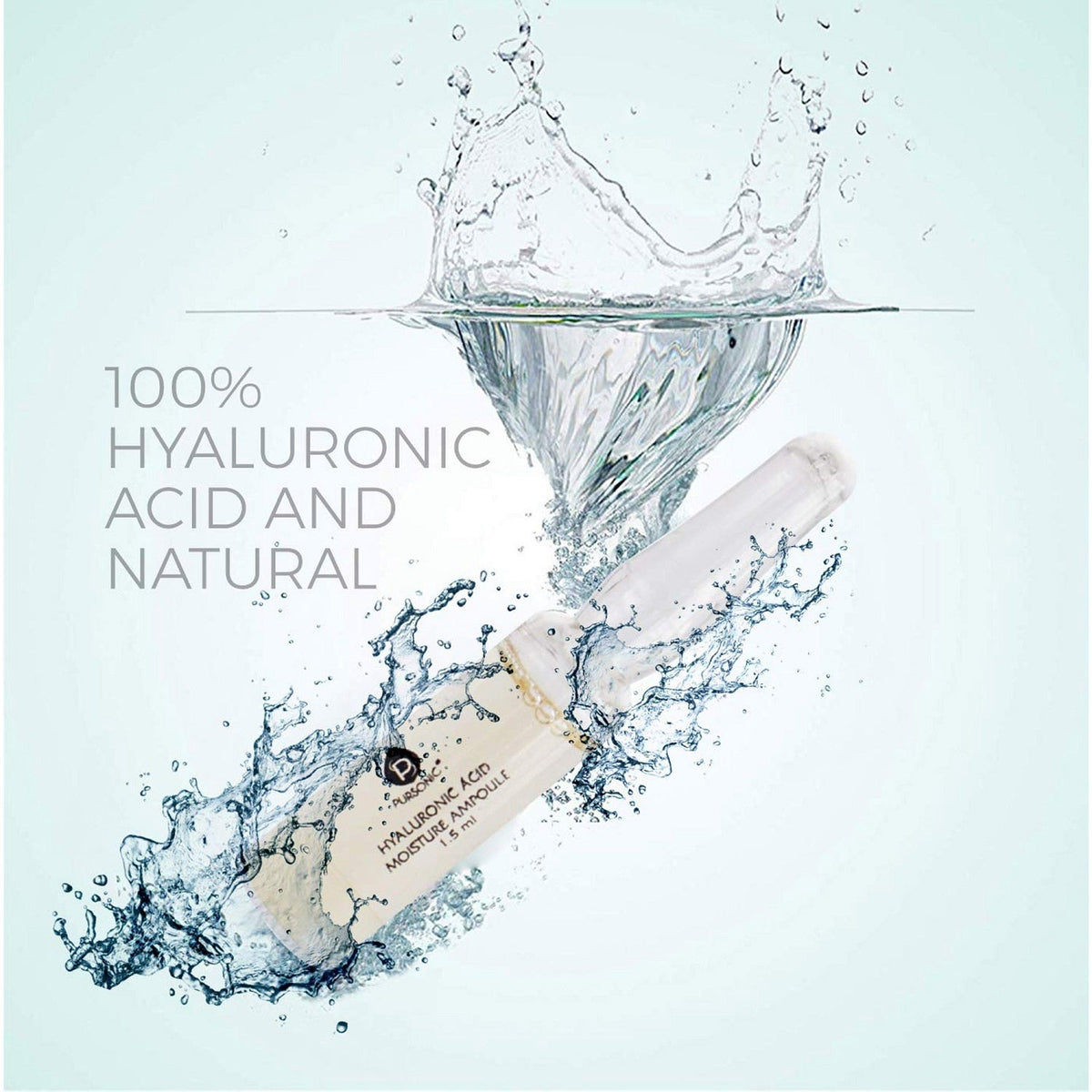 100% Hyaluronic Acid & Natural Moisturizing Serum Ampoule Set - Trending Wellness Store