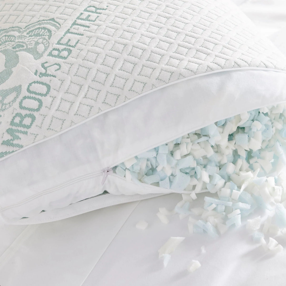 Adjustable Bamboo Cooling Pillow | Bed Pillows - Trending Wellness Store
