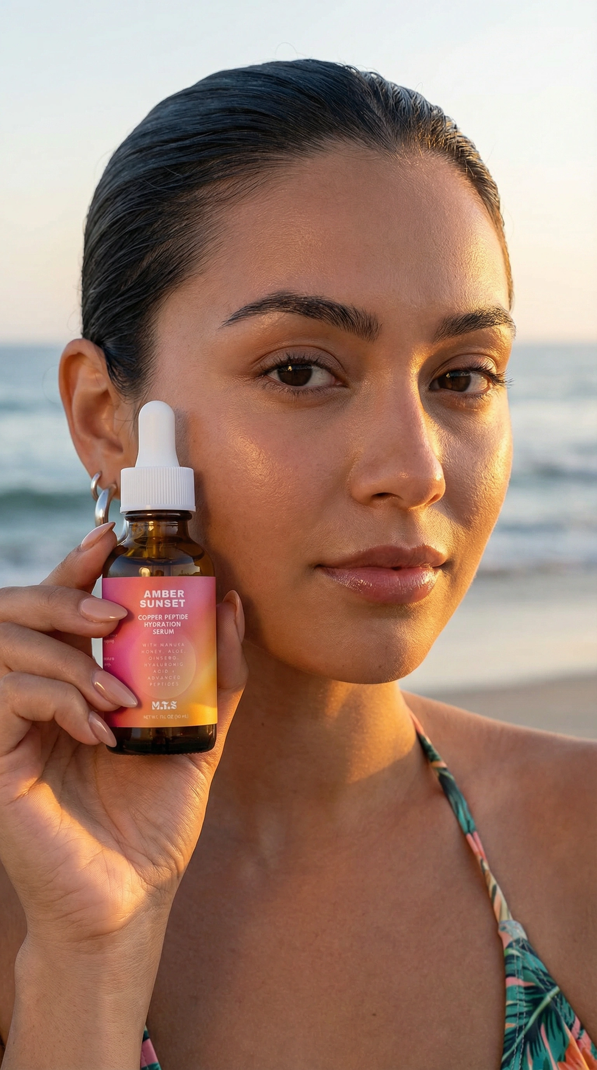 Amber Sunset™ Copper Peptide Hydration Serum - Trending Wellness Store