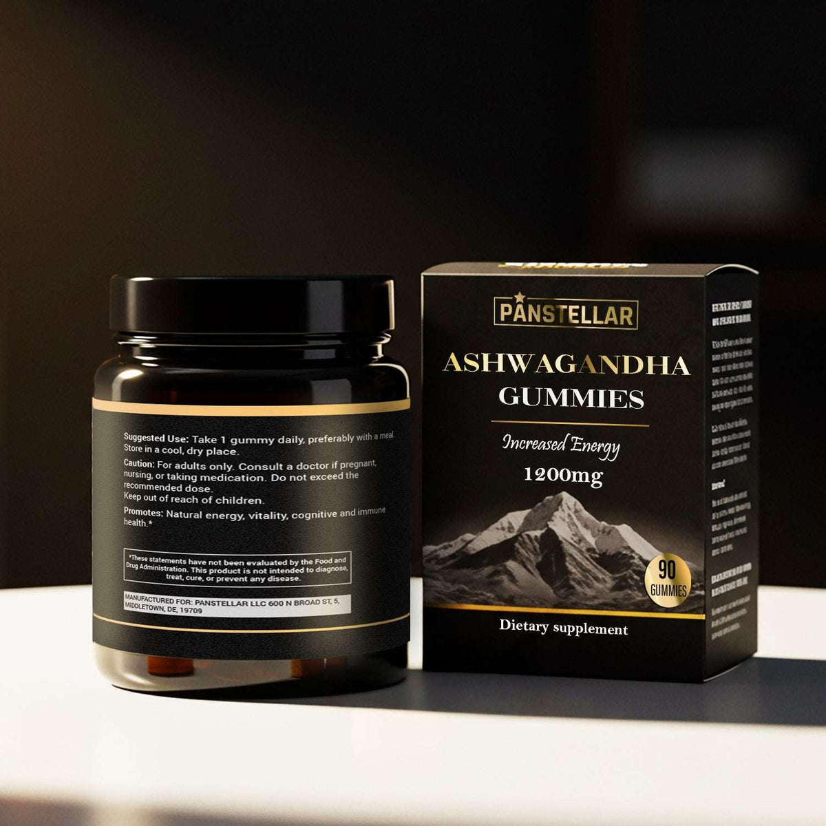 Ashwagandha Gummies 1200mg | 3 Months Supply - Trending Wellness Store