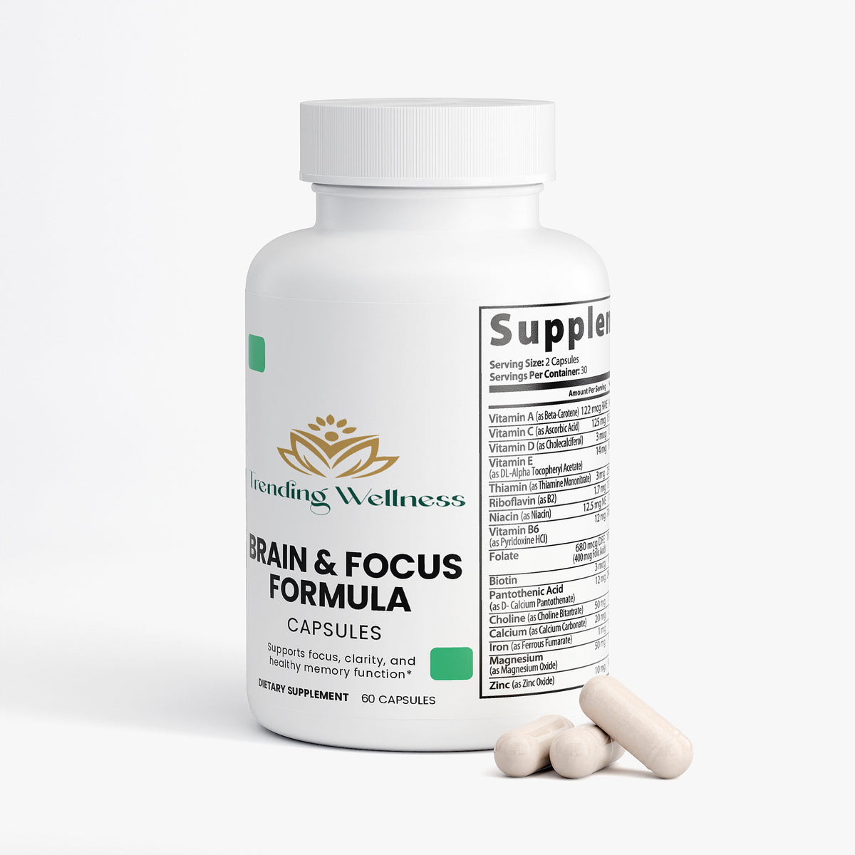 Brain & Focus Formula - Trending Wellness Store
