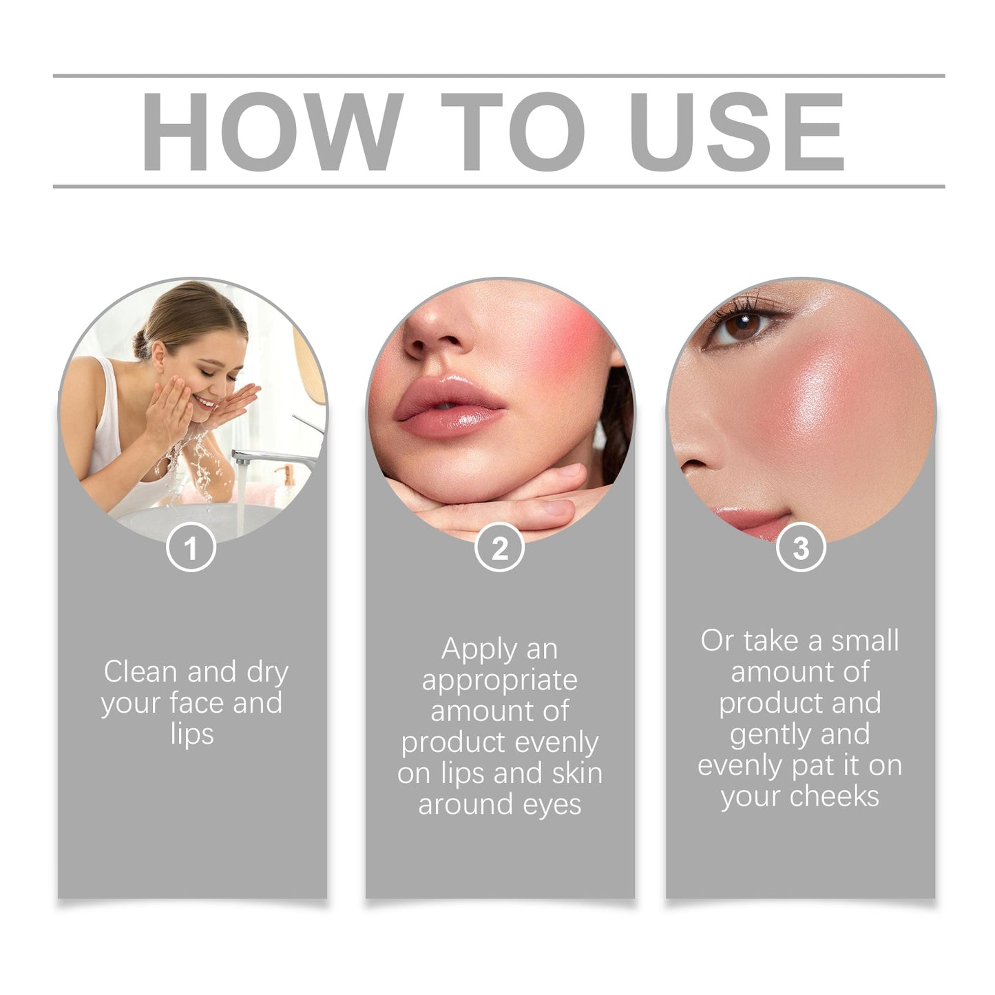 Collagen Makeup Stick Moisturizes Natural Multicolor Blush Stick - Trending Wellness Store