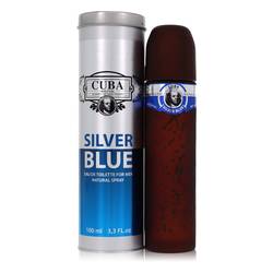 Cuba Silver Blue Eau De Toilette Spray By Fragluxe - Trending Wellness Store