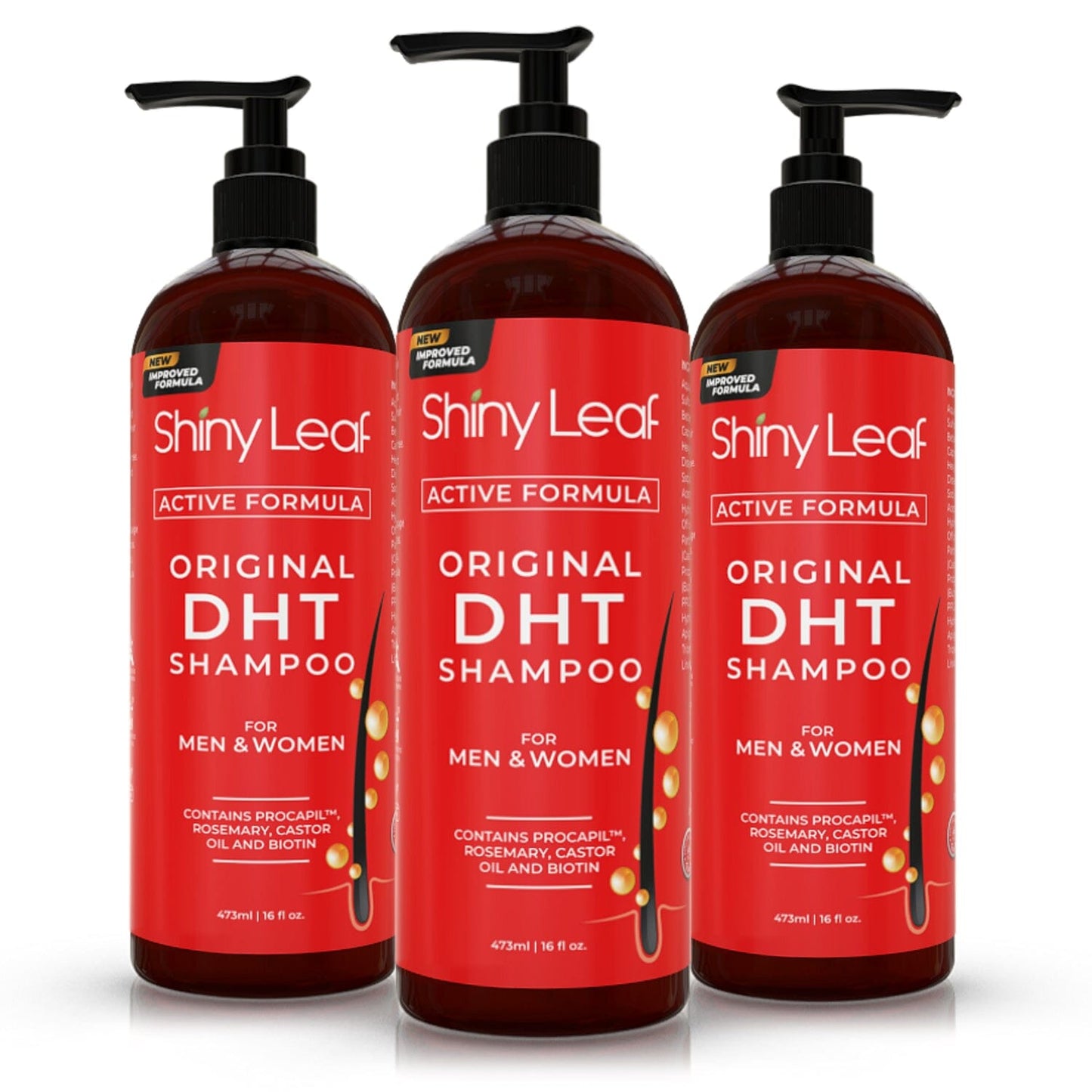 DHT Blocker Hair Loss Shampoo 16 oz, Active Formula For Hair Growth With Biotin - Trending Wellness Store