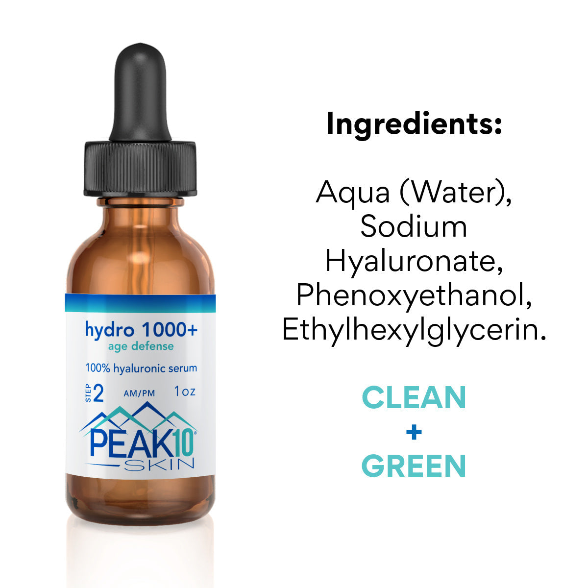 HYDRO 1000+ hyaluronic serum age defense 1oz - Trending Wellness Store