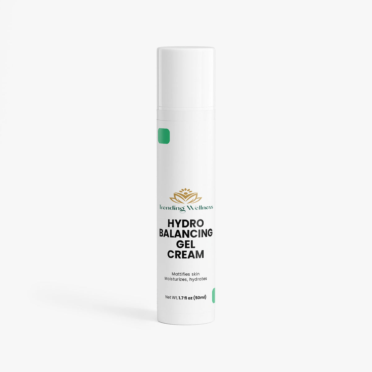 Hydrobalancing gel cream bottle on a white background