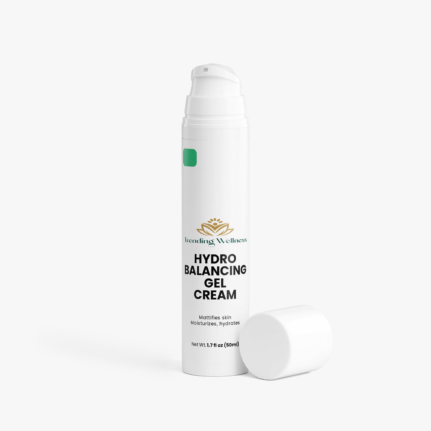 Hydrobalancing gel cream bottle on a white background