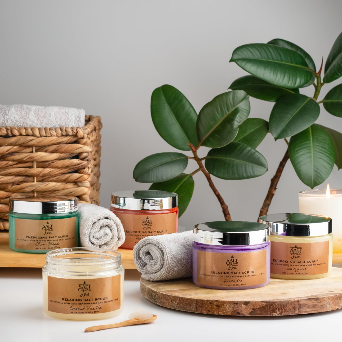 Lemongrass Dead Sea Salt Body Scrub - Trending Wellness Store