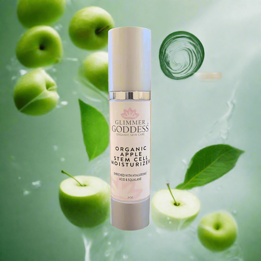 Organic Apple Stem Cell Moisturizer – Anti-Aging Face Cream with Plant Stem Cells for Firmness & Hydration - Trending Wellness Store