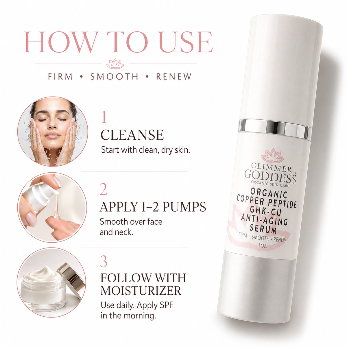 Organic Copper Peptide Serum – Firming & Smoothing - Trending Wellness Store
