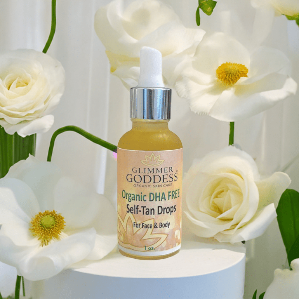 Organic DHA FREE Tanning Drops for Face & Body 1 oz. - Trending Wellness Store