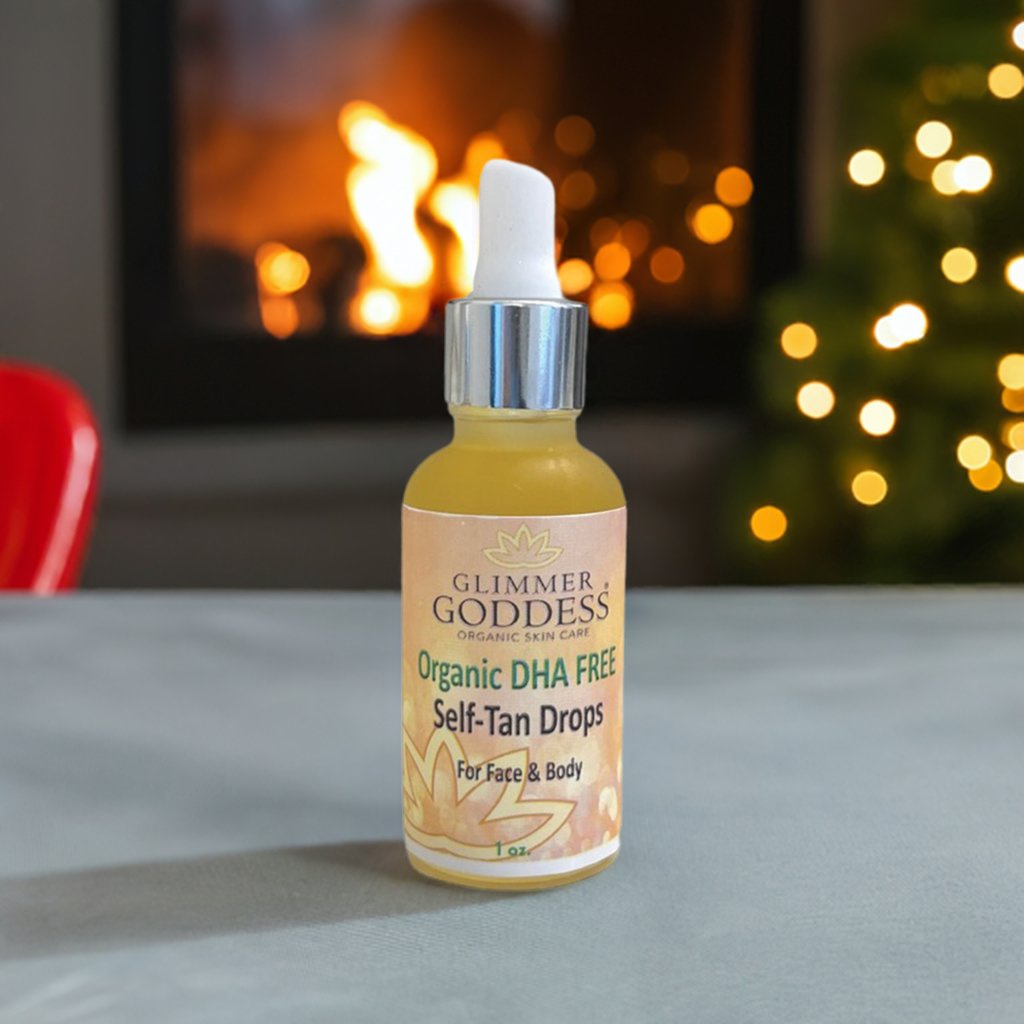 Organic DHA FREE Tanning Drops for Face & Body 1 oz. - Trending Wellness Store