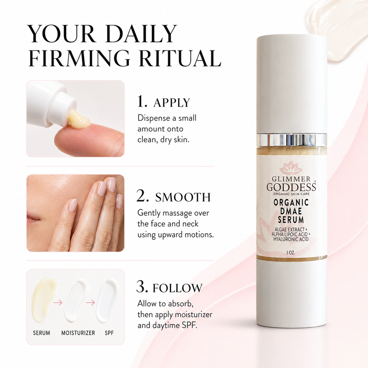 Organic DMAE Firming Serum – Natural Facelift Treatment - Trending Wellness Store
