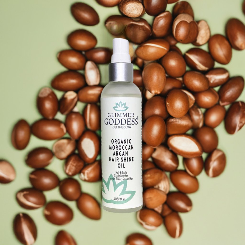 Organic Moroccan Argan Oil Hair Shine Spray - Trending Wellness Store