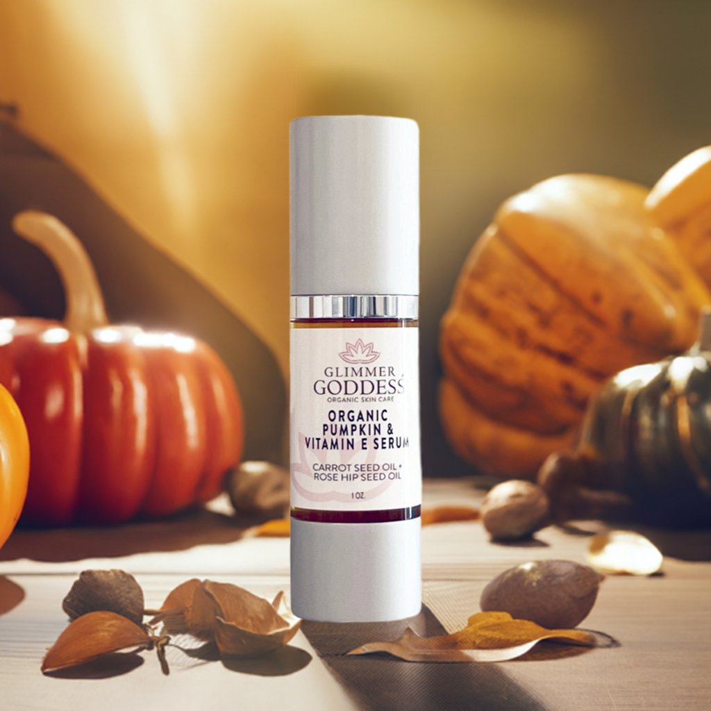 Organic Pumpkin Serum with Collagen Boosting Vitamin E Instant Glow Treatment - Trending Wellness Store