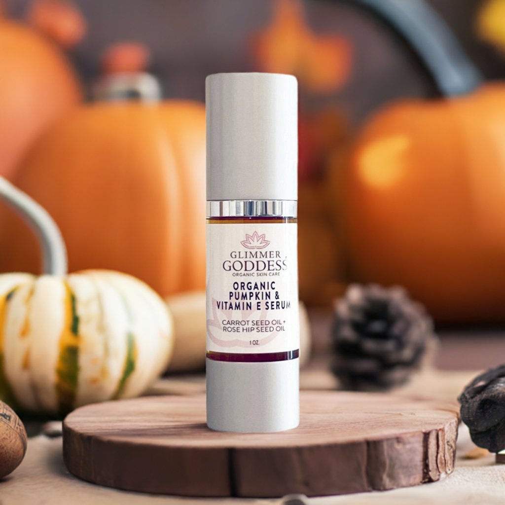 Organic Pumpkin Serum with Collagen Boosting Vitamin E Instant Glow Treatment - Trending Wellness Store