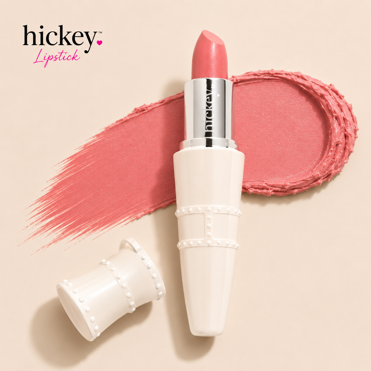Refillable Organic Lipstick | Clean, Vegan, Satin Finish | Hickey Lipstick - Trending Wellness Store
