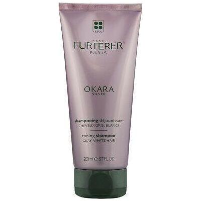 Rene Furterer OKARA SILVER toning shampoo 200 ml / 6.7 fl. oz. - Trending Wellness Store