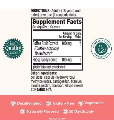 NEURIVA Original Brain Performance Supplement, Decaffeinated Nootropic, 30 ct - Double Pack! (60 Capsules Total) (Plus Available DISCOUNTS!!) - Trending Wellness Store