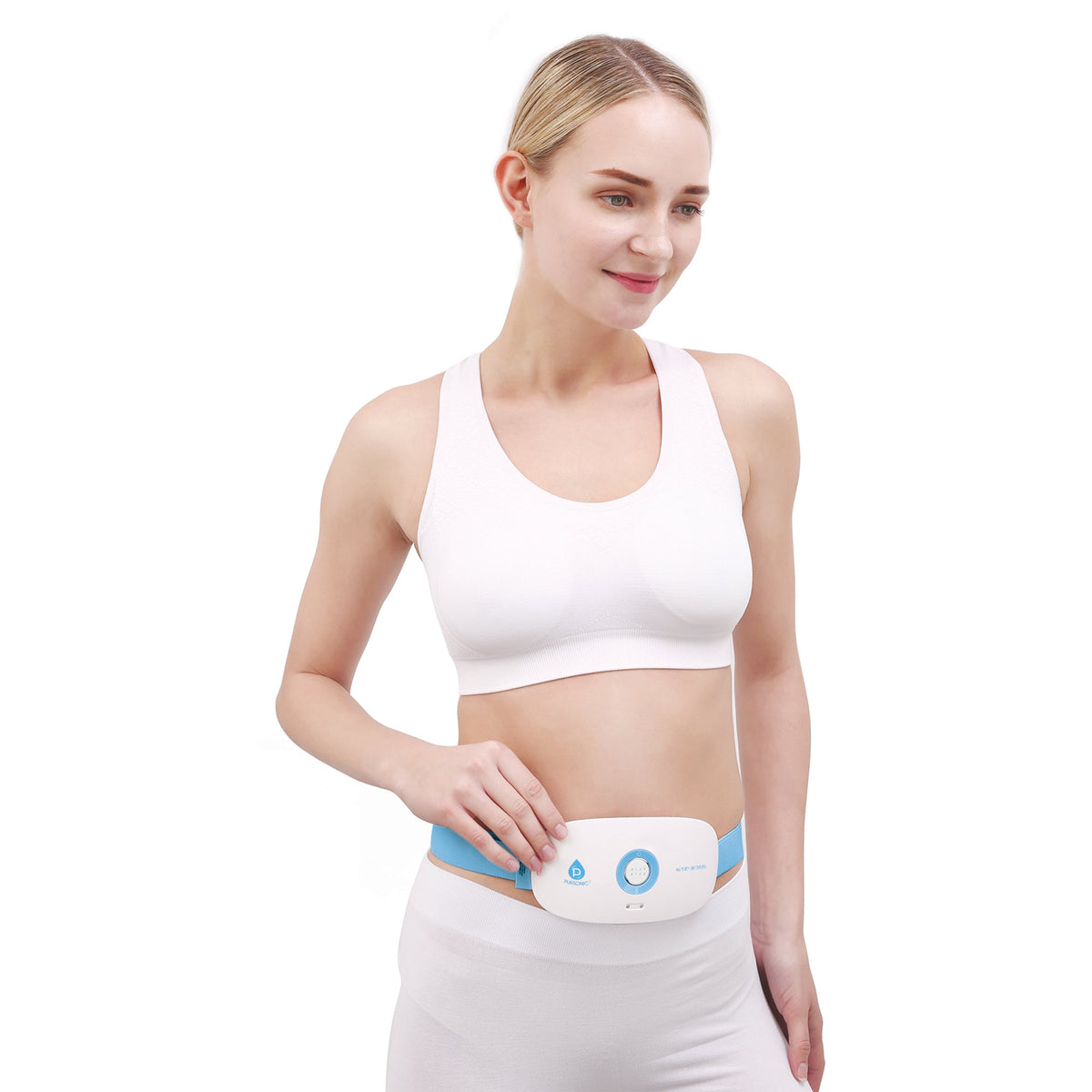 Stomach & Back Massager, 3 Vibration Levels, 3 Heat Settings & USB Rechargeable - Trending Wellness Store