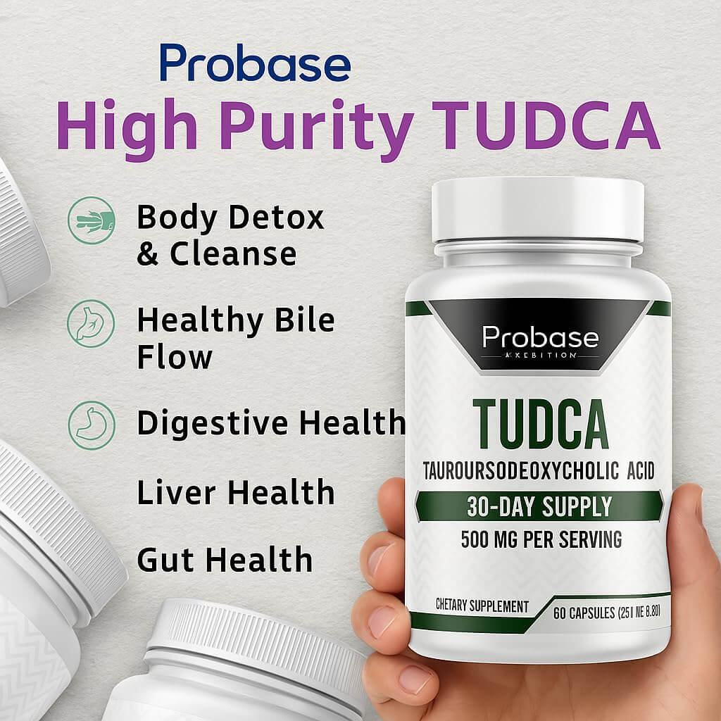 TUDCA – Premium Liver Support Supplement – 500mg Per Serving – 60 Capsules – High Purity Bile Salt Formula – Vegan, Non-GMO - Trending Wellness Store