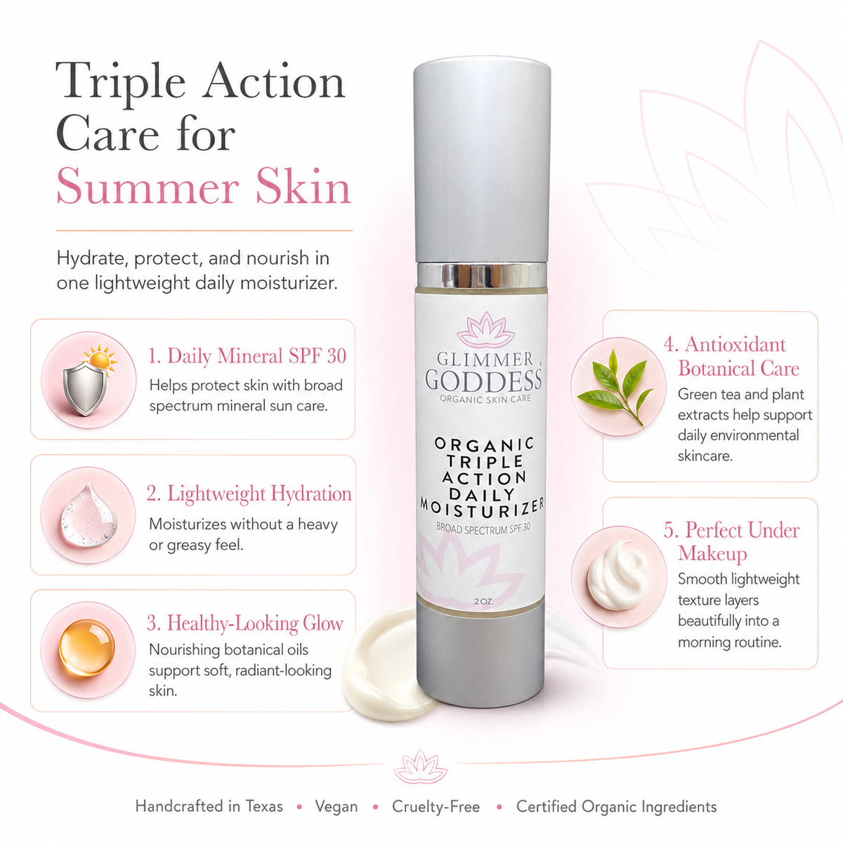 Triple Action Daily Moisturizer – Organic SPF 30 - Trending Wellness Store