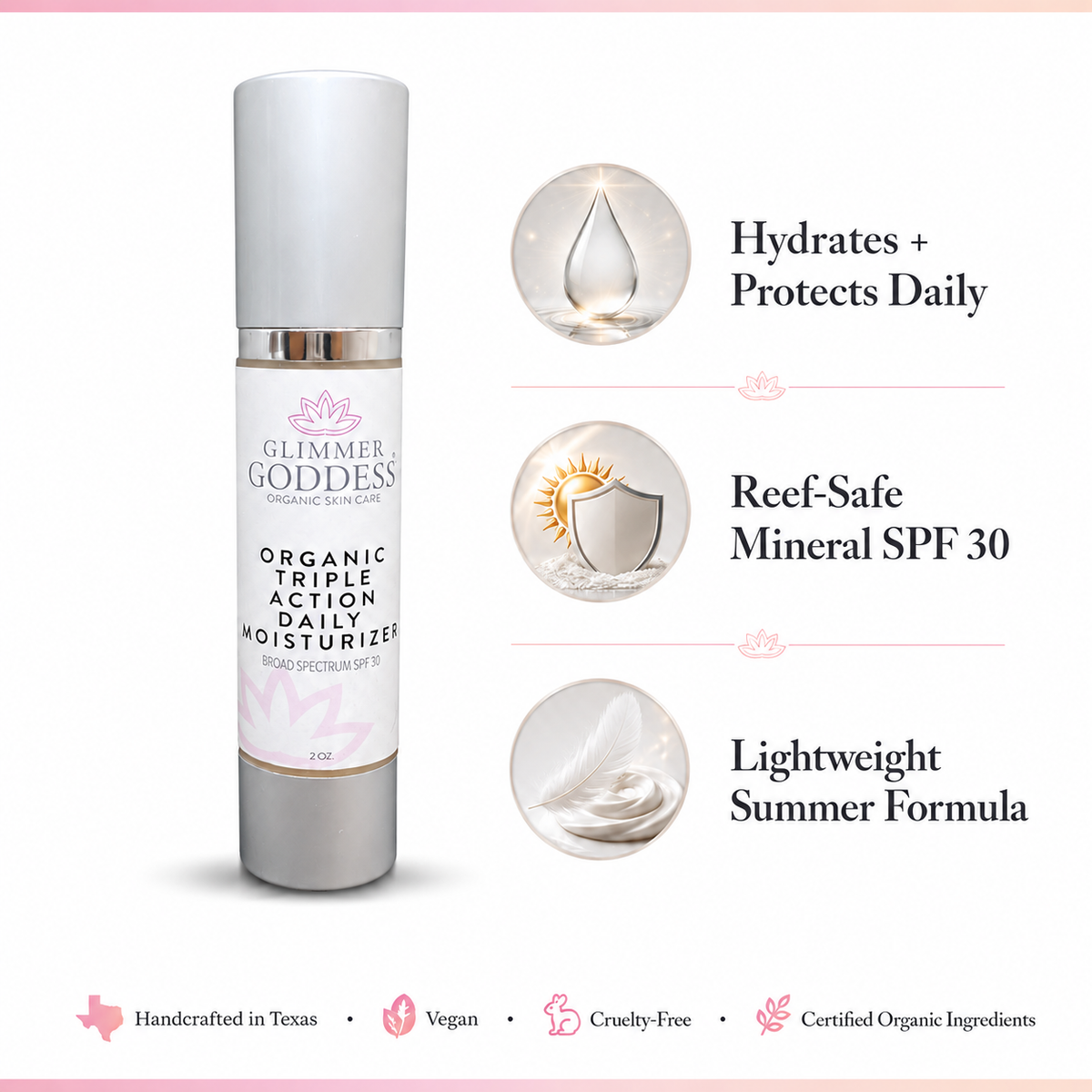 Triple Action Daily Moisturizer – Organic SPF 30 - Trending Wellness Store
