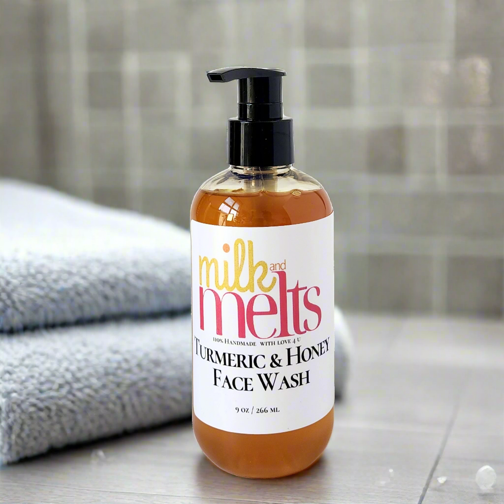 Turmeric Honey Face Wash & Calendula Face Cream Duo - Trending Wellness Store