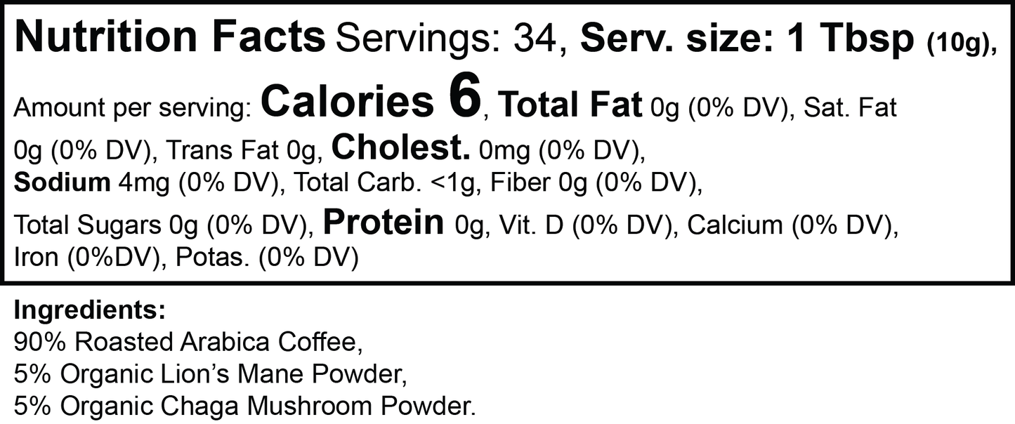 Vitality Mushroom Coffee (Medium Roast) - Trending Wellness Store