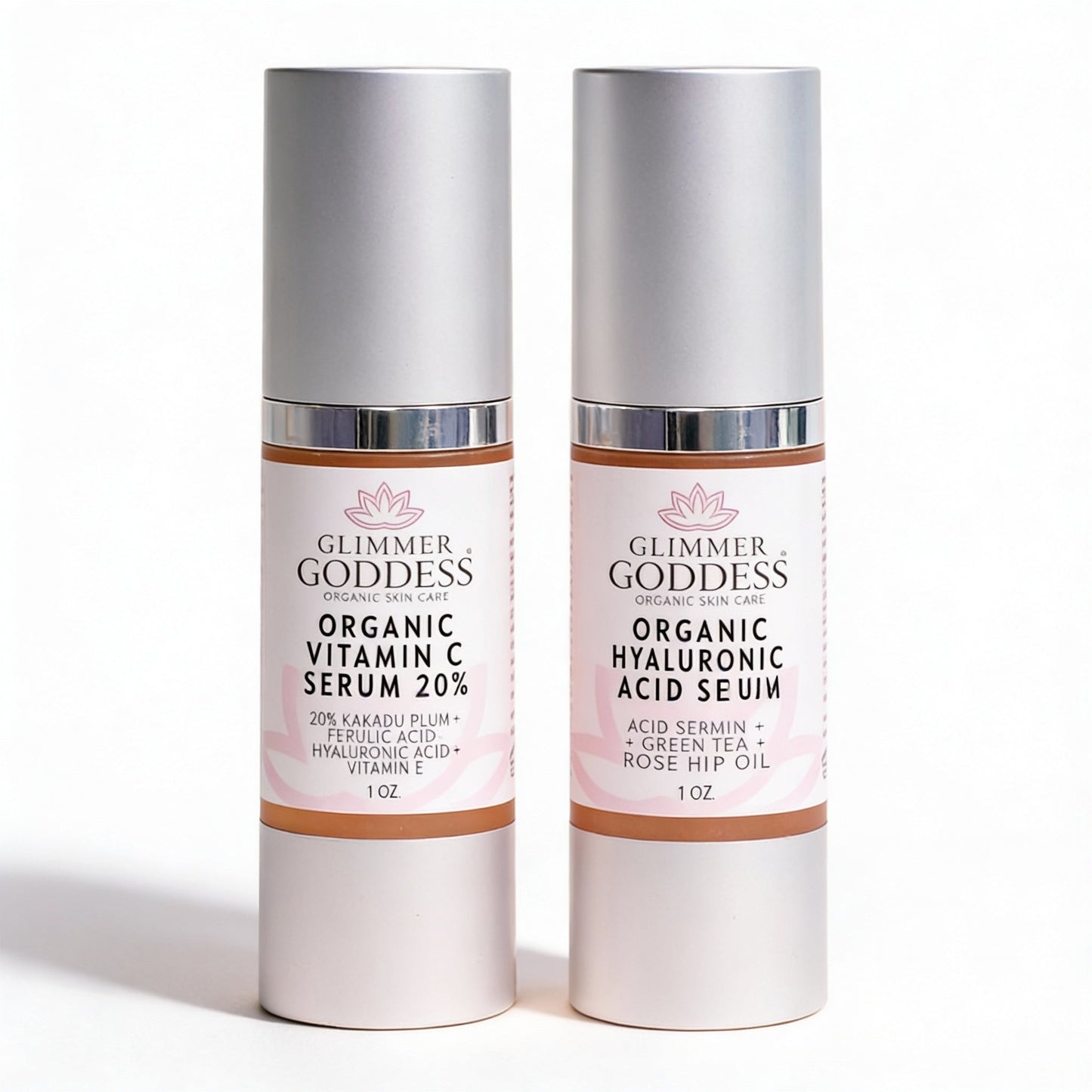 Vitamin C + Hyaluronic Acid Duo – Brightening & Plumping - Trending Wellness Store
