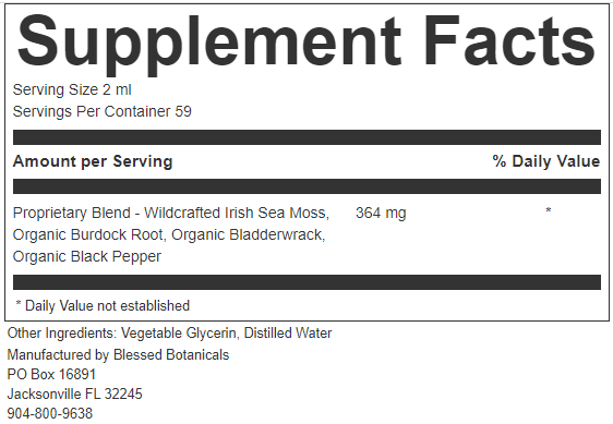Wildcrafted Irish Sea Moss - Trending Wellness Store