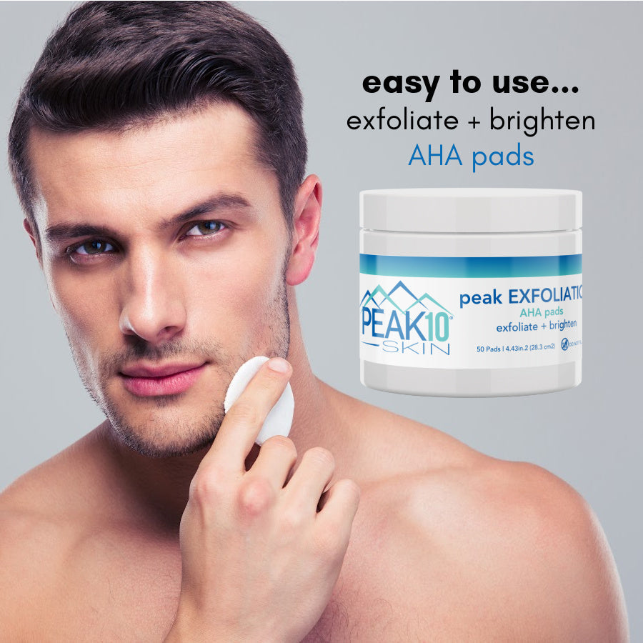 peak EXFOLIATION AHA pads exfoliate + brighten 50 Pads - Trending Wellness Store