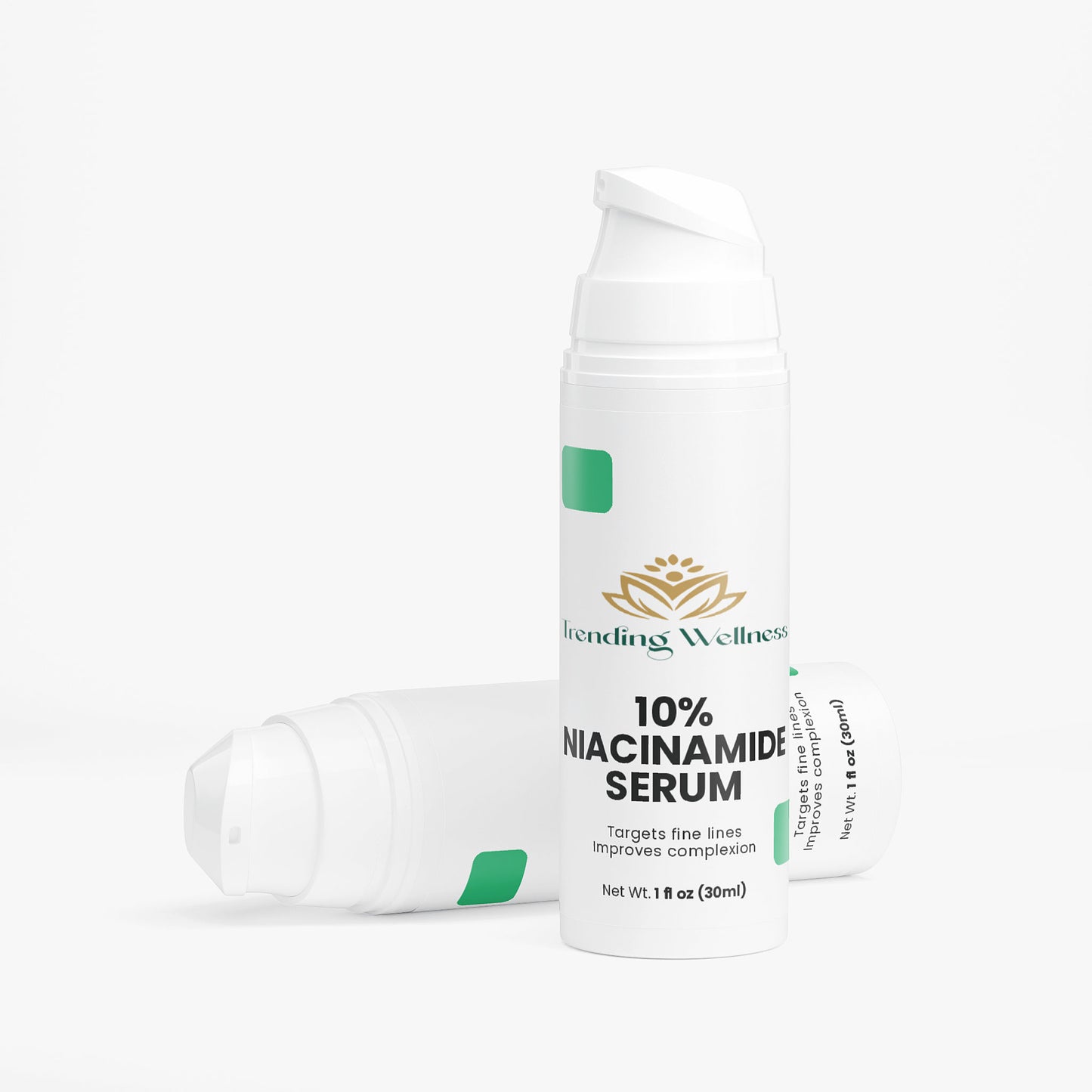 Fending Wellness 10% Niacinamide Serum bottle on a white background