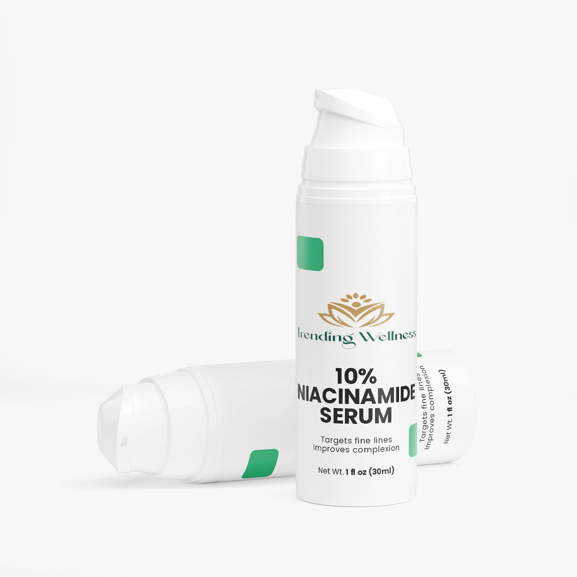 Fending Wellness 10% Niacinamide Serum bottle on a white background