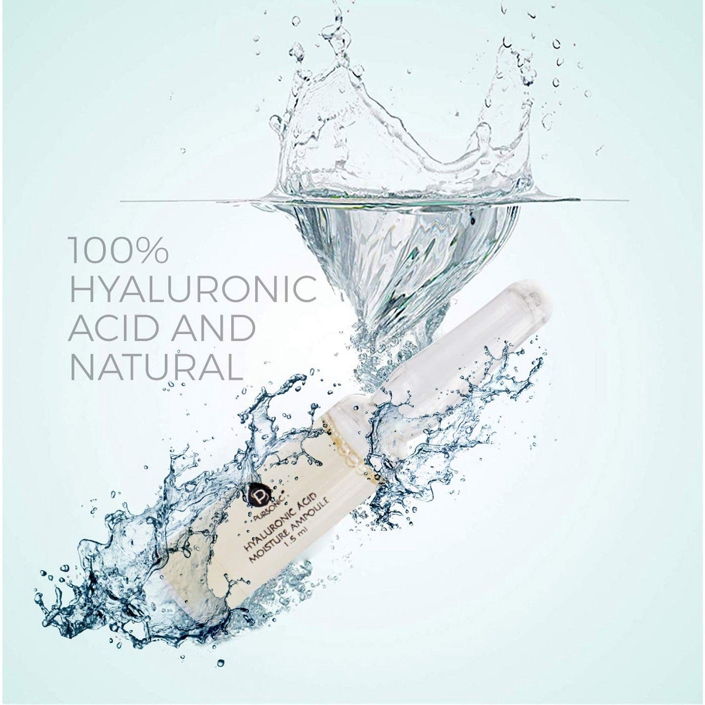 100% Hyaluronic Acid & Natural Moisturizing Serum Ampoule Set - Trending Wellness Store