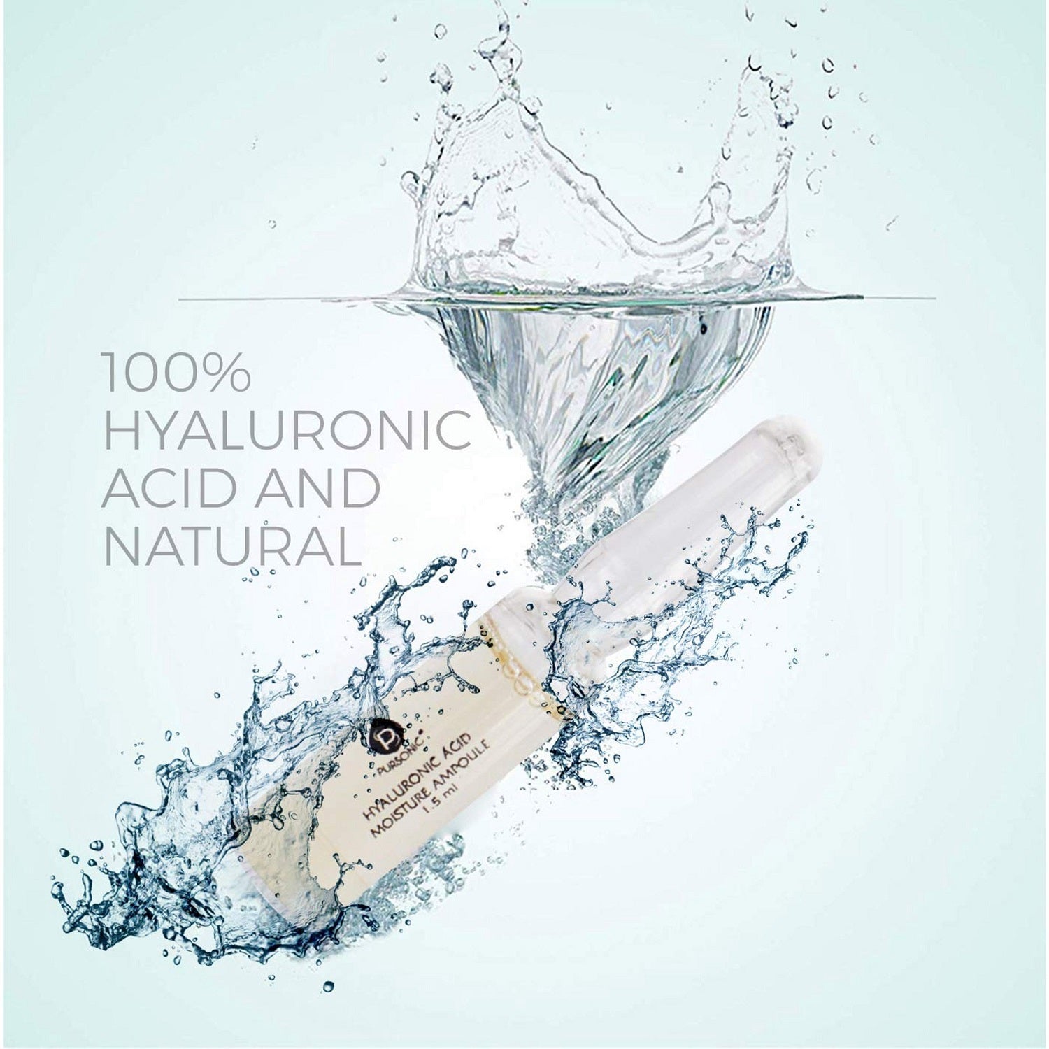 100% Hyaluronic Acid & Natural Moisturizing Serum Ampoule Set - Trending Wellness Store