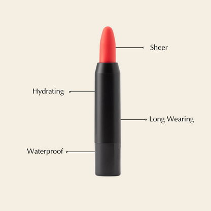 Perfect Lip Crayon – Hydrating, Buildable, Vegan & Gluten-Free Lipstick Balm Pencil