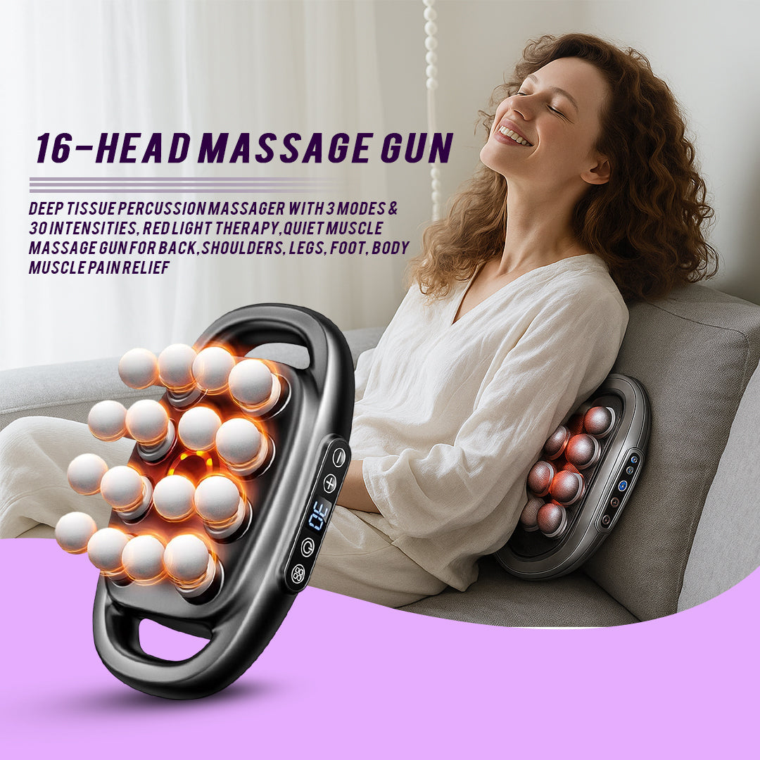 16-Head Massage Gun - Trending Wellness Store
