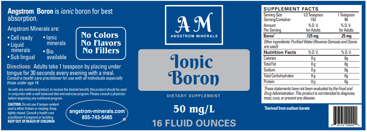 16 oz Angstrom Boron Supplement by Angstrom Minerals - Trending Wellness Store