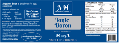 16 oz Angstrom Boron Supplement by Angstrom Minerals - Trending Wellness Store