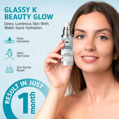 Natural Embrace Tremella Exoshield+ 3-in-1 | Hydrating Lift Serum, Exosome Glow Booster & Glass Skin Primer