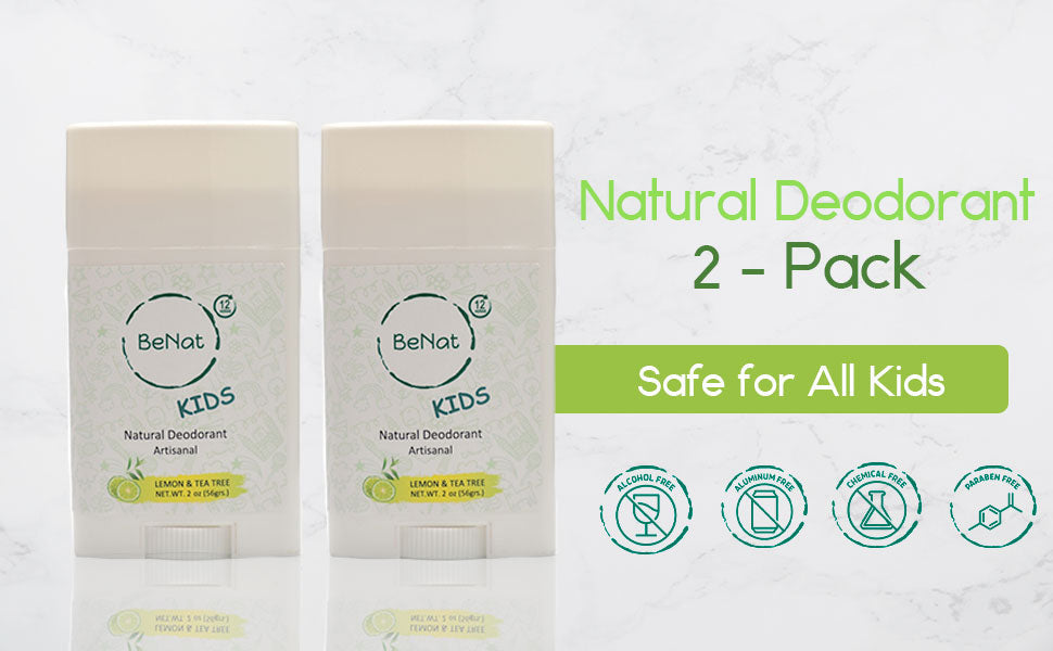 2-Pack all-Natural Deodorants for Kids & Teens - Trending Wellness Store