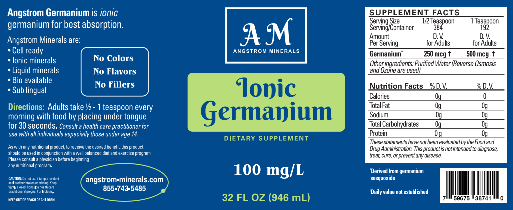 32 oz Angstrom Germanium Supplement by Angstrom Minerals - Trending Wellness Store