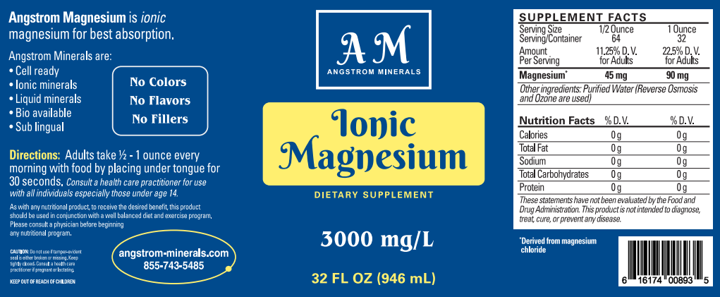 32 oz Angstrom Magnesium Supplement by Angstrom Minerals - Trending Wellness Store