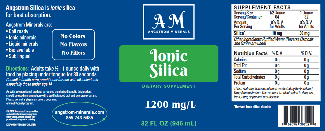 32 oz Angstrom Silica Supplement by Angstrom Minerals - Trending Wellness Store