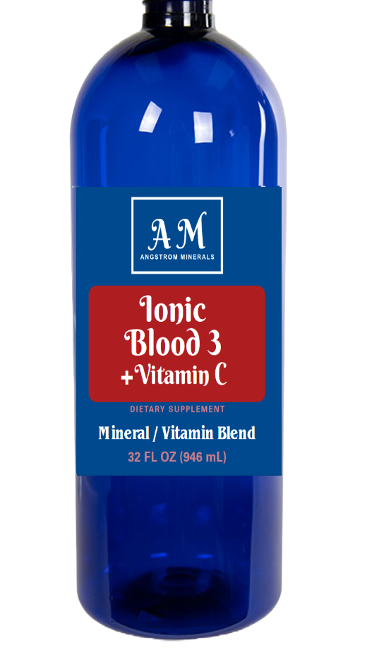 32 oz Blood 3 + Vitamin C Supplement by Angstrom Minerals - Trending Wellness Store