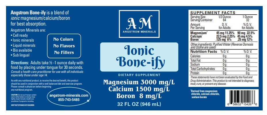 32 oz Ionic Bone-ify by Angstrom Minerals - Trending Wellness Store