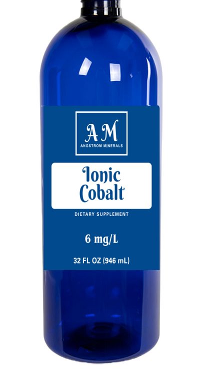 32 oz Ionic Cobalt Supplement by Angstrom Minerals - Trending Wellness Store