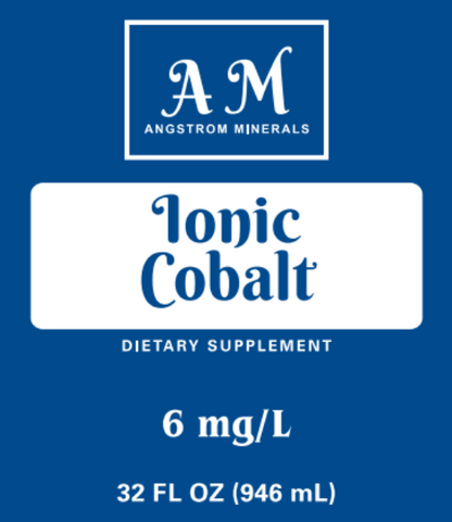 32 oz Ionic Cobalt Supplement by Angstrom Minerals - Trending Wellness Store